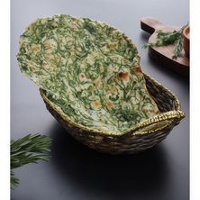 خبز نان  سبانخ