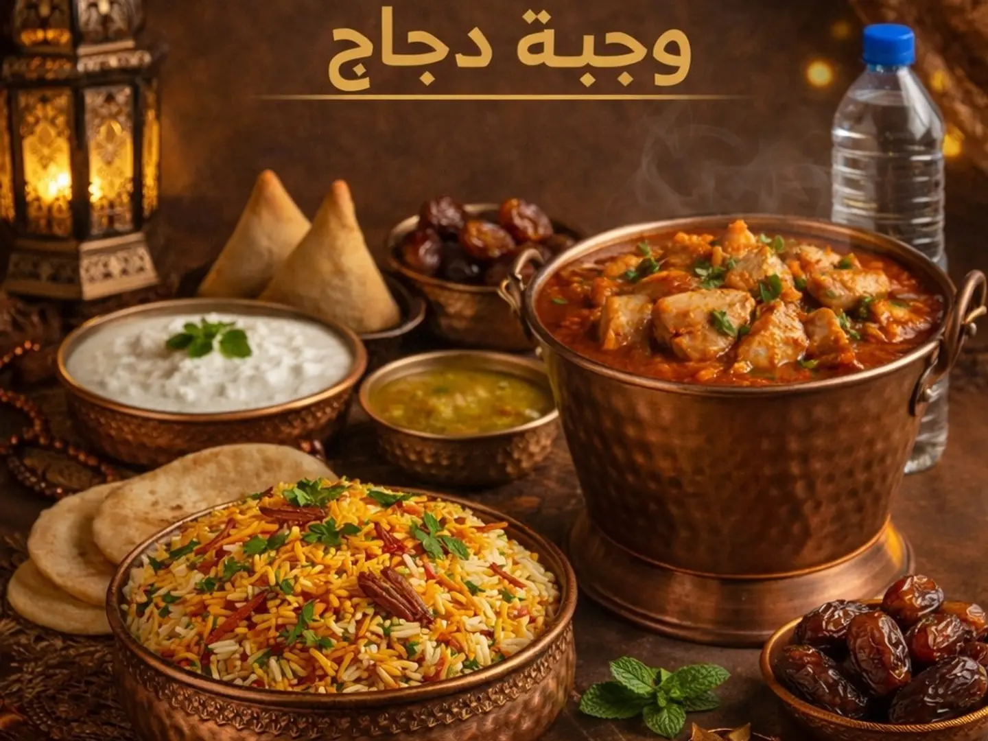 وجبة الدجاج