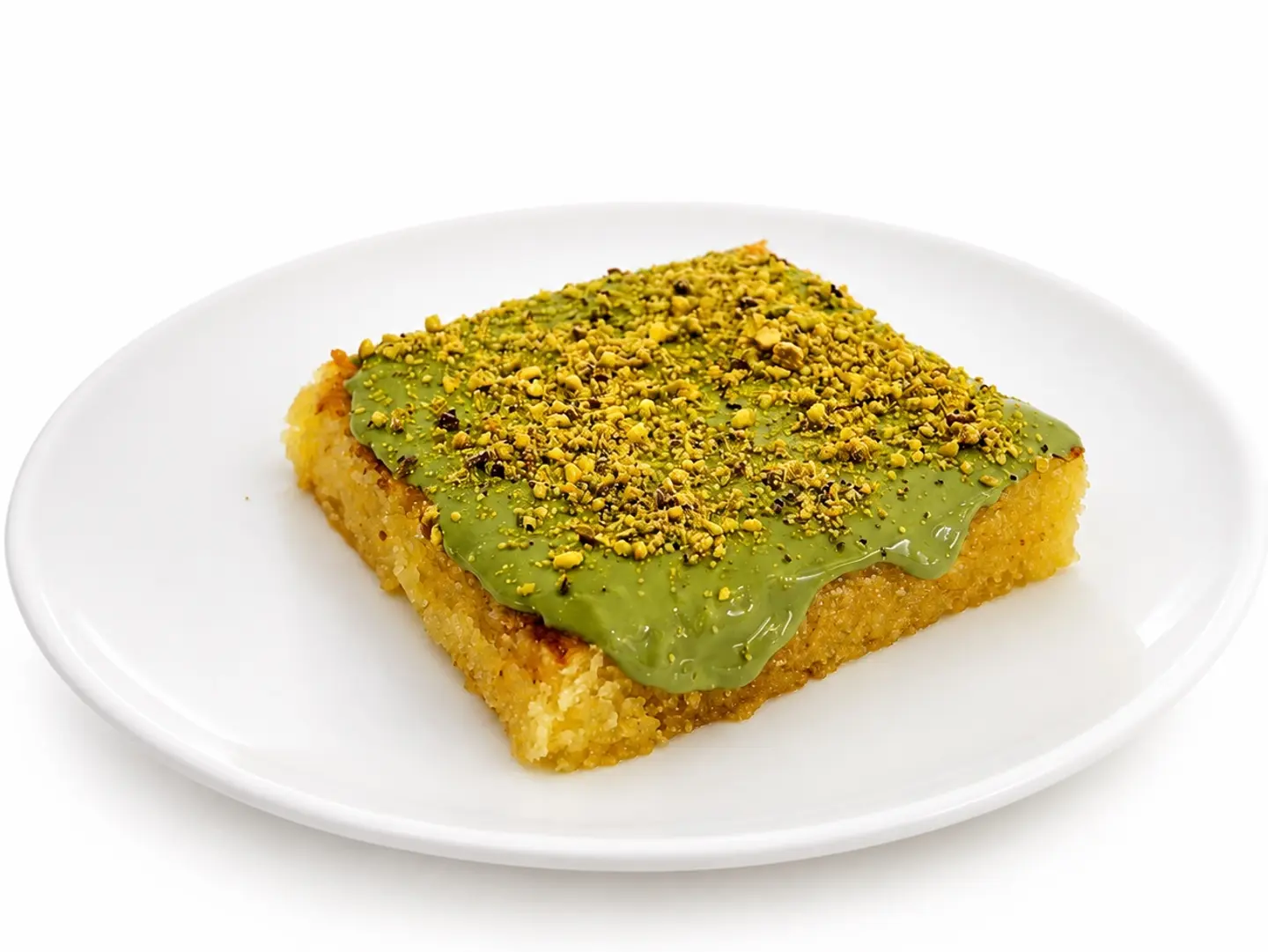 Pistachio Basbousa - 250 Grams