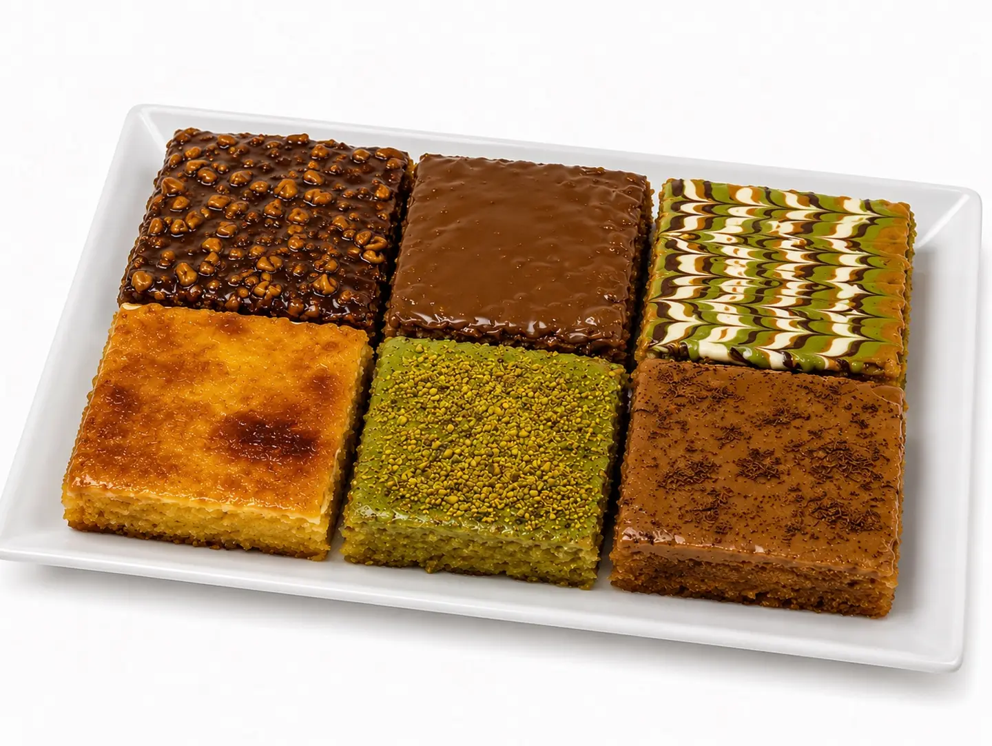 Mixed Basbousa - 250 Grams