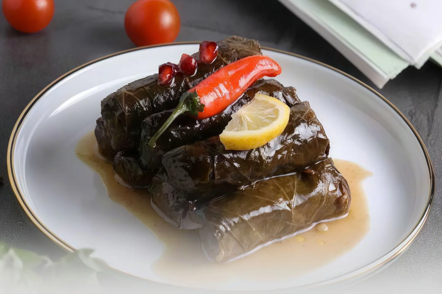 ورق عنب حار
