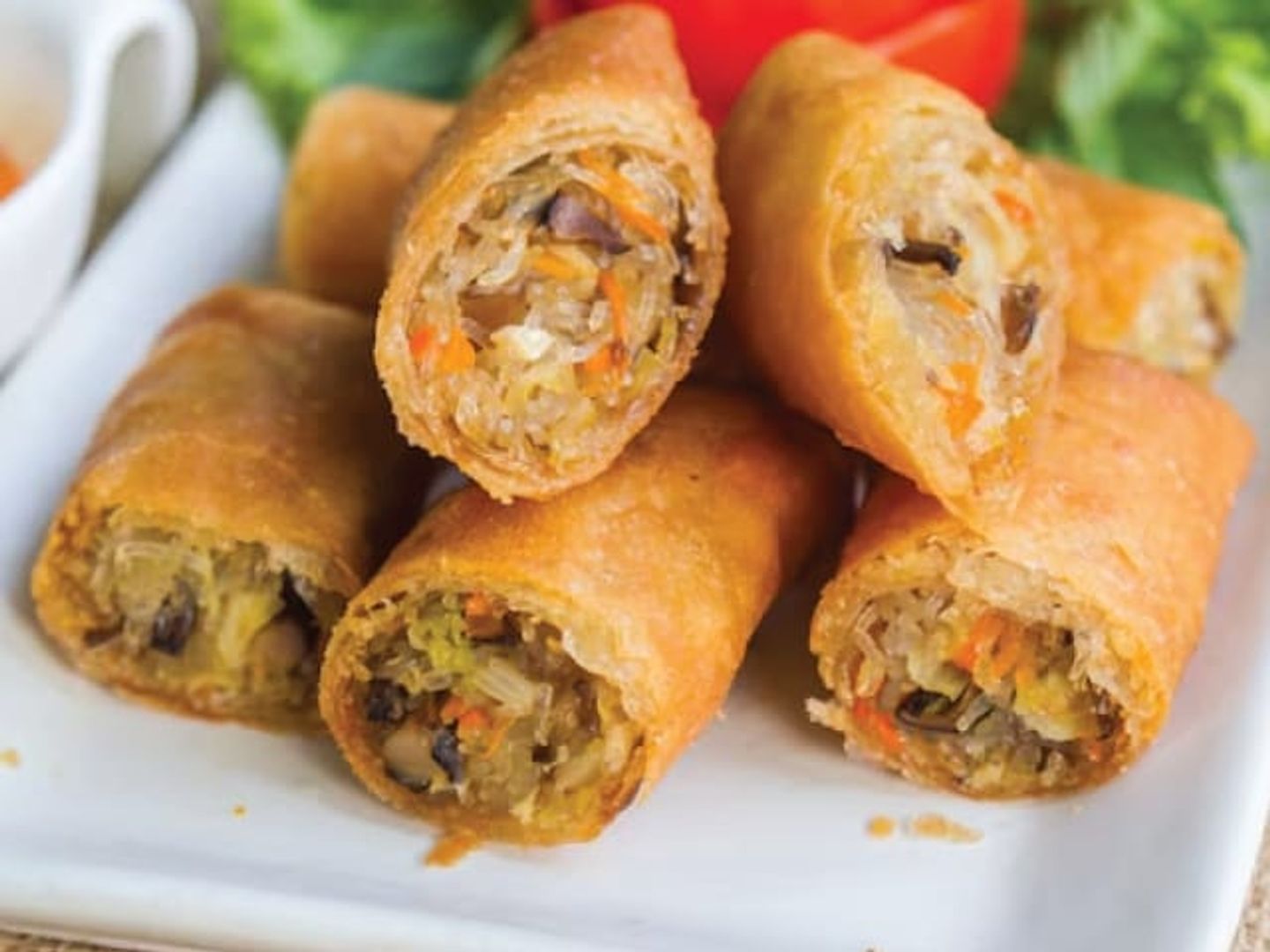سبرينج رول بالخضار
