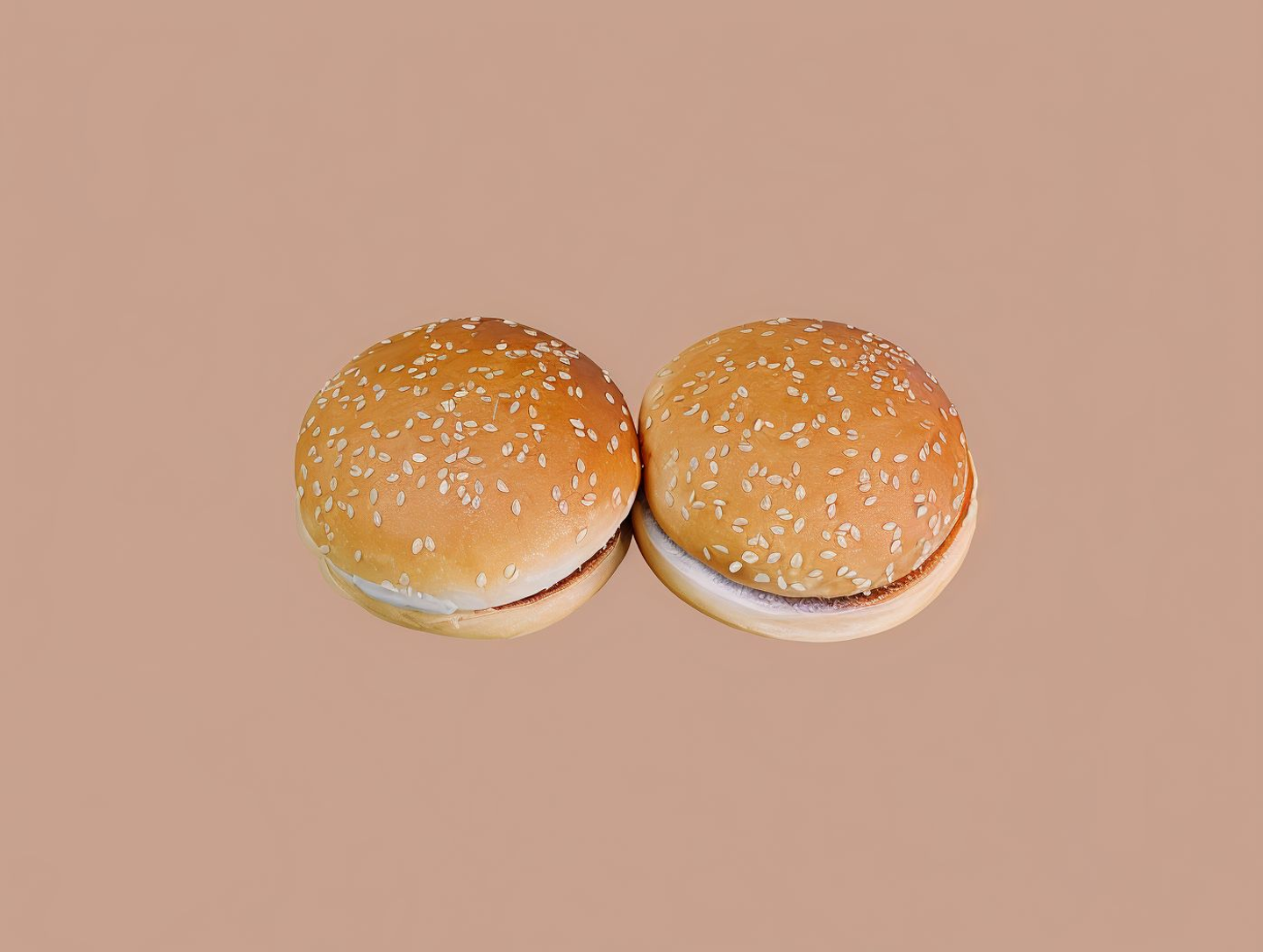 Burger With Sesame 80 G ( X2 )