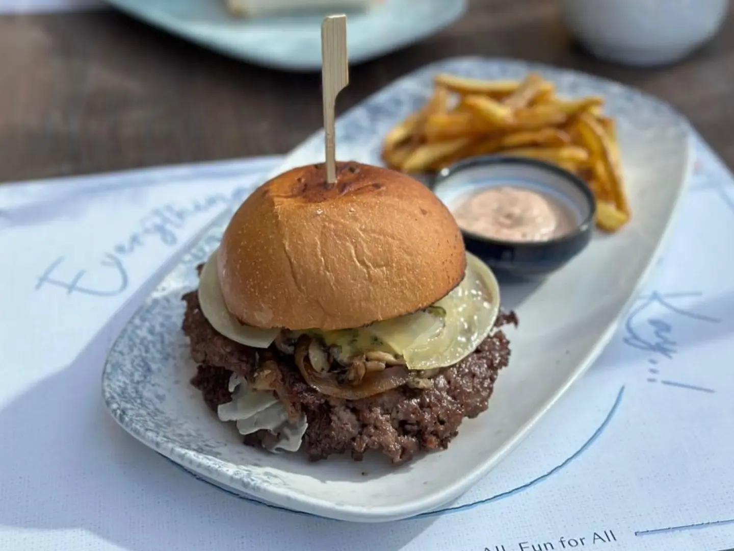 Smashed Angus Beef Buger
