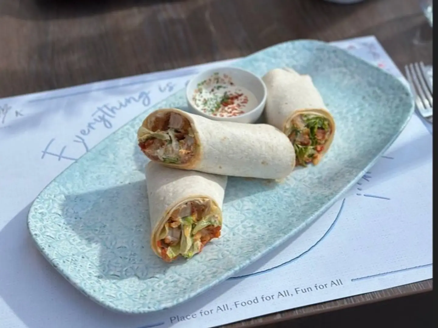 Wrap With Caesar's Crispy Chicken