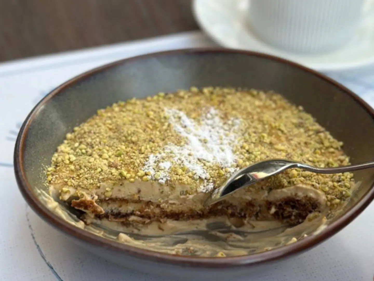 Pistachio Tiramisu