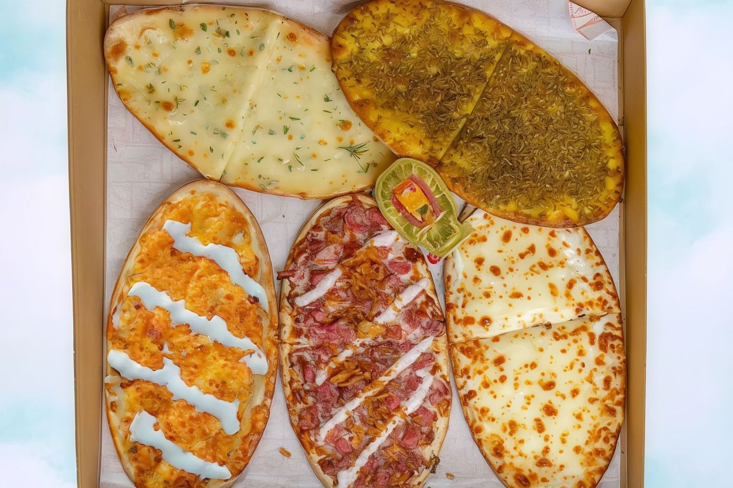 عرض خمس أنواع من اختيارك