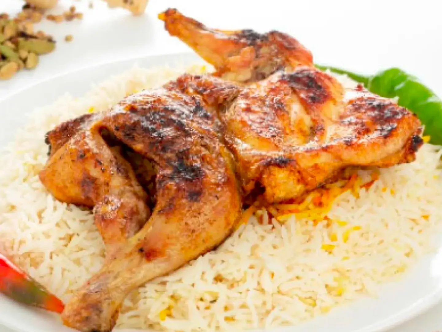 دجاج مظبي مثلوثة - حبة دجاج