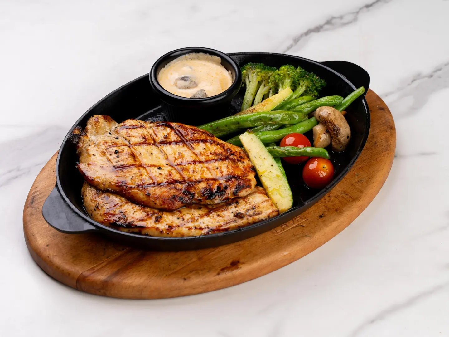 صدور الدجاج المشوية