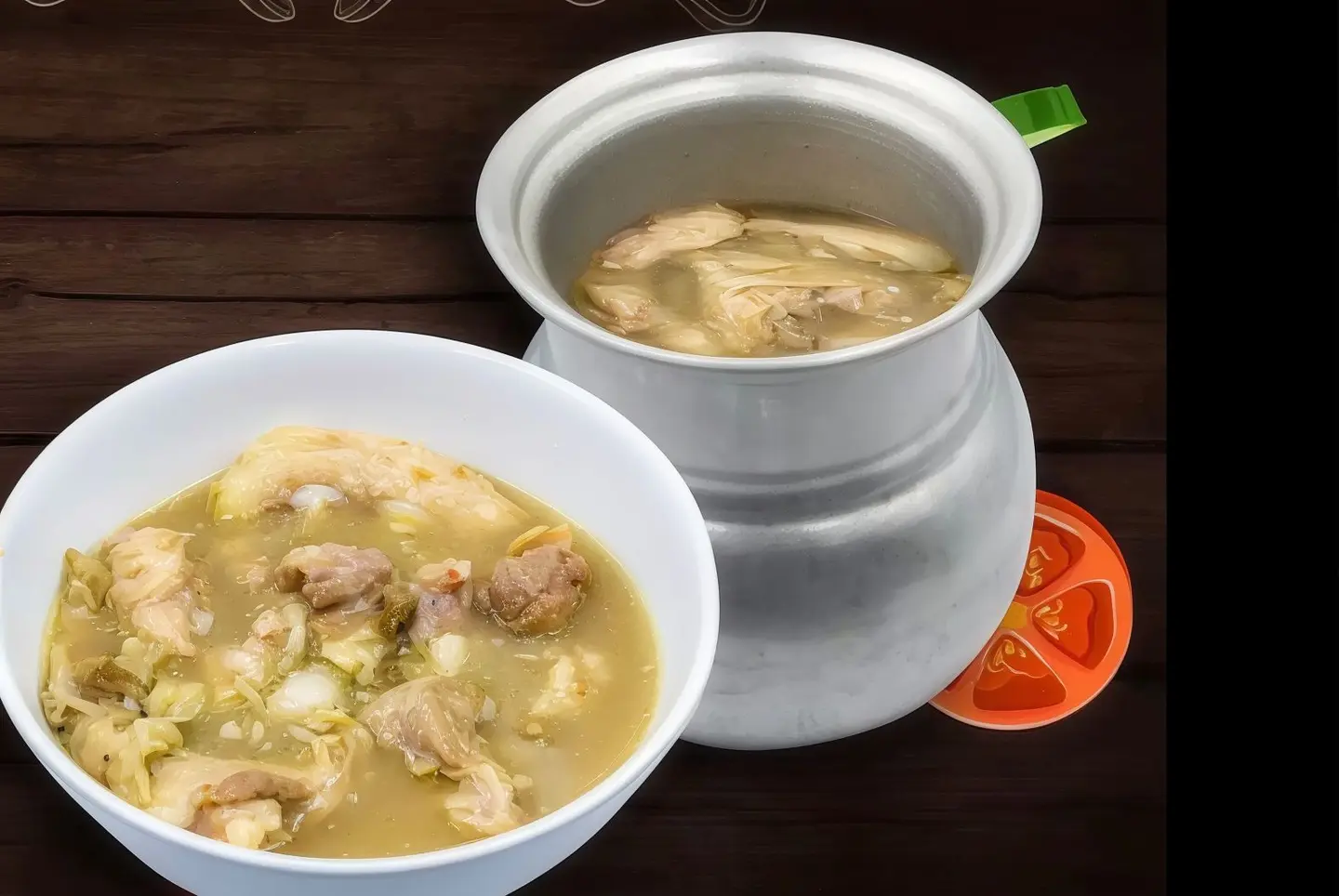 Parm Meat With Rice For One Person