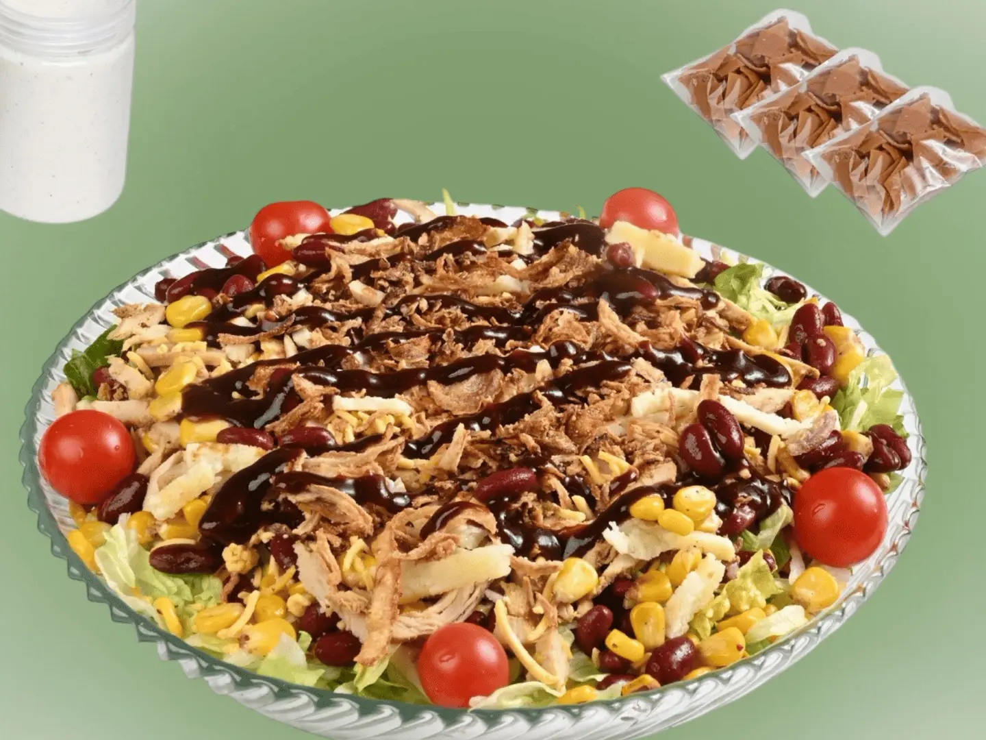 بايركس سلطة باربكيو الدجاج