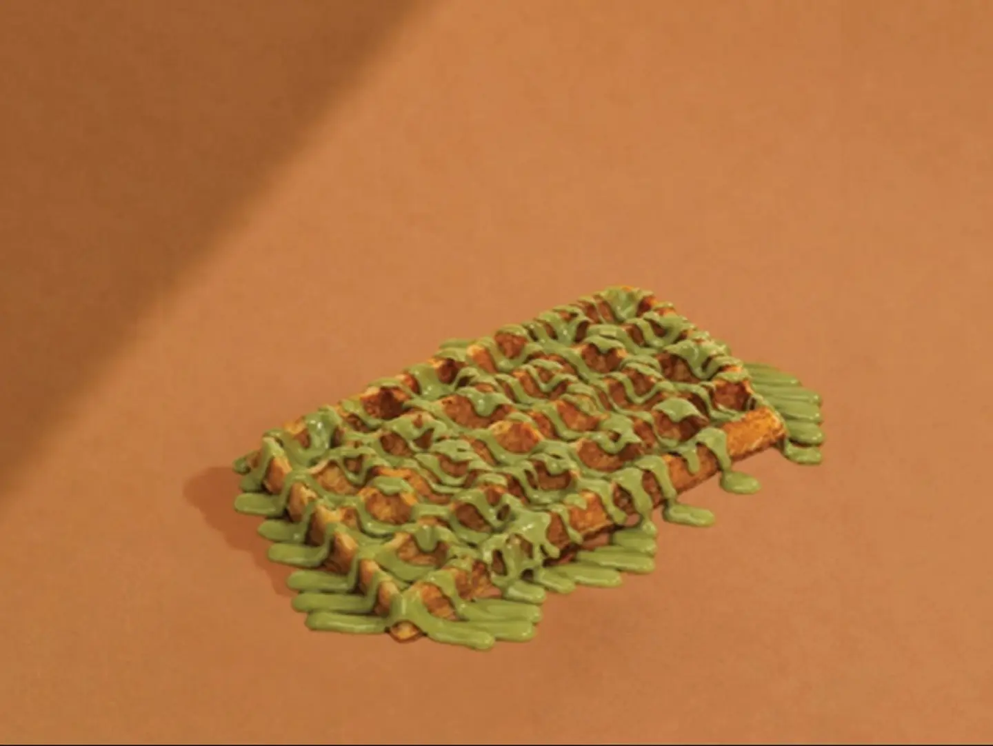 Pistachio Waffle