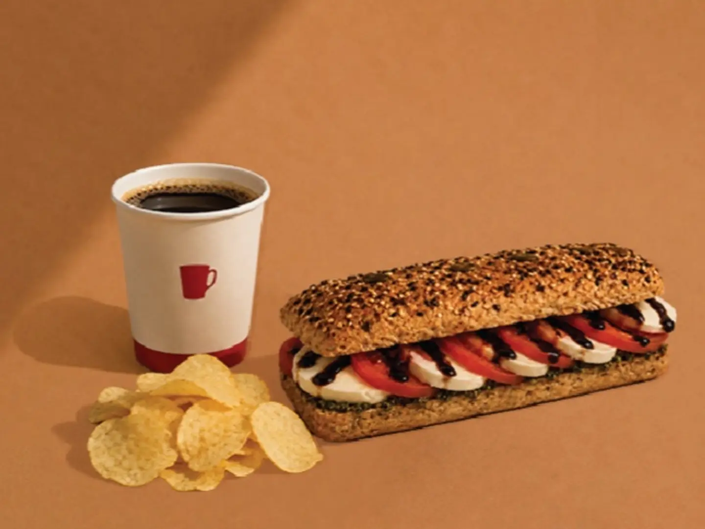 Pesto Caprese Sandwich
