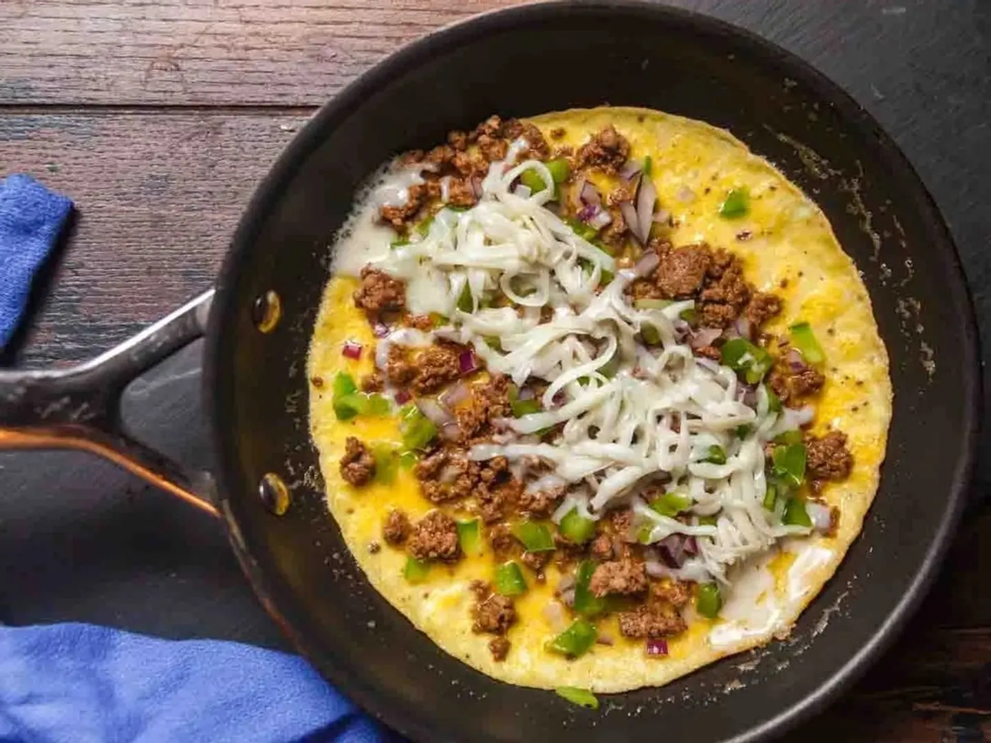 اومليت باللحم المفروم