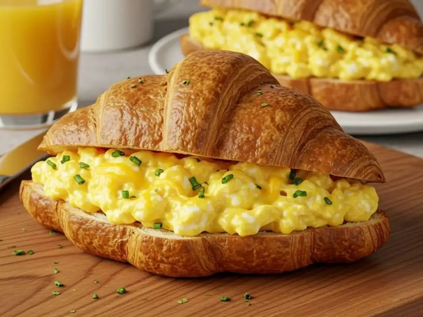 كرواسون بيض مخفوق