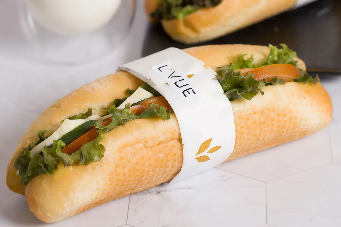 Turkey And Cheese Ciabatta Sandwich