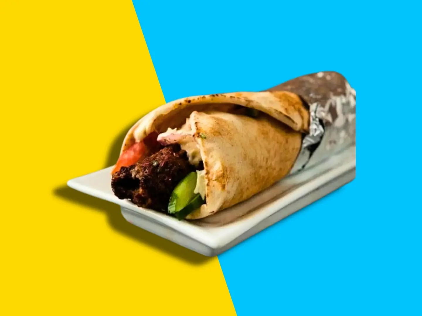 ساندويتش كباب الدجاج