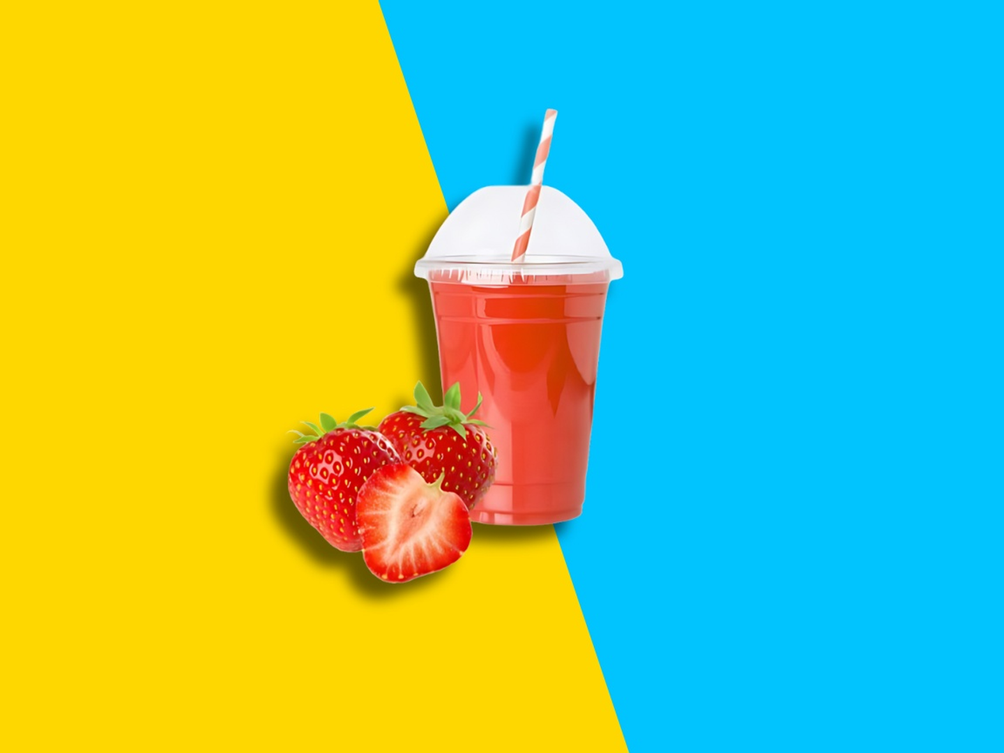 عصير فراولة