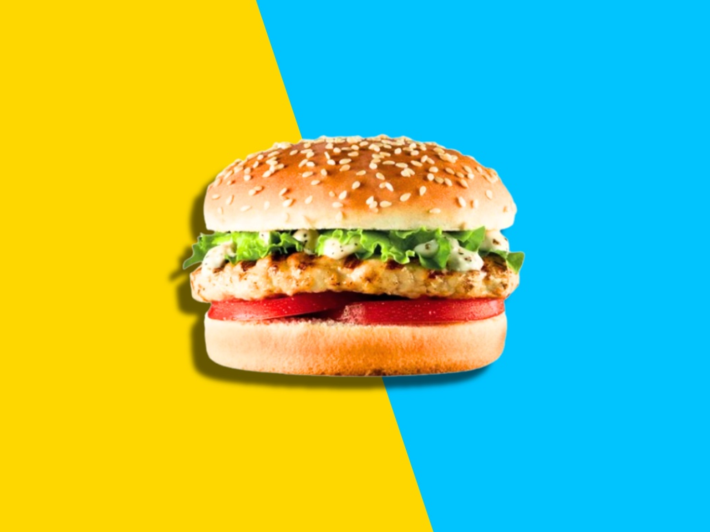 كلاسيك برجر دجاج