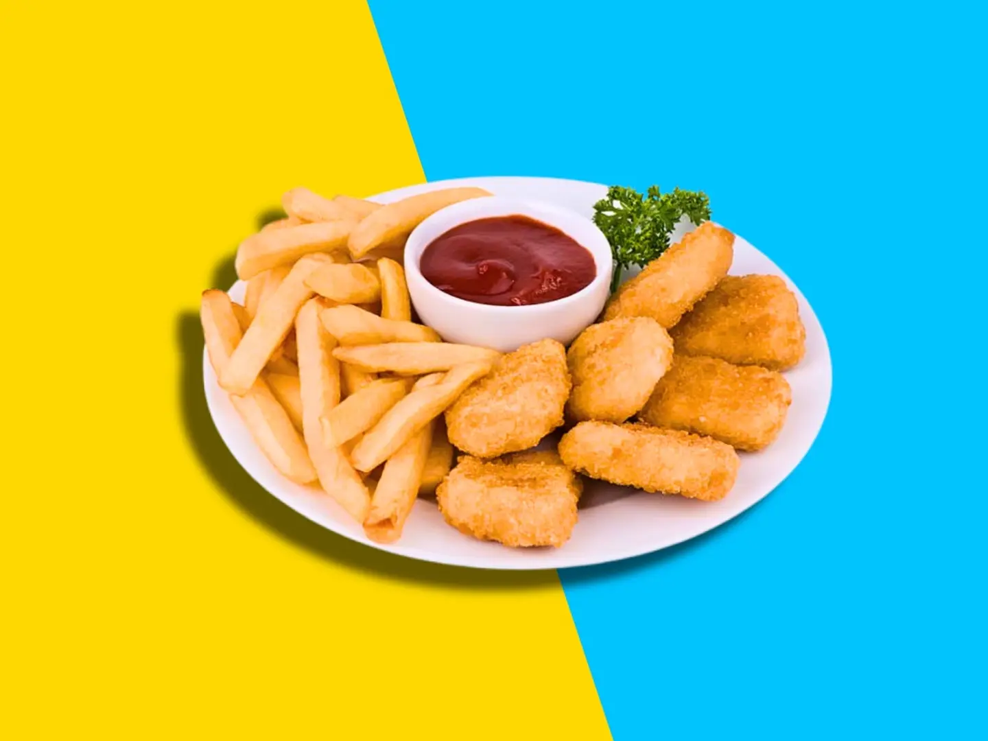 صحن مسحب الدجاج