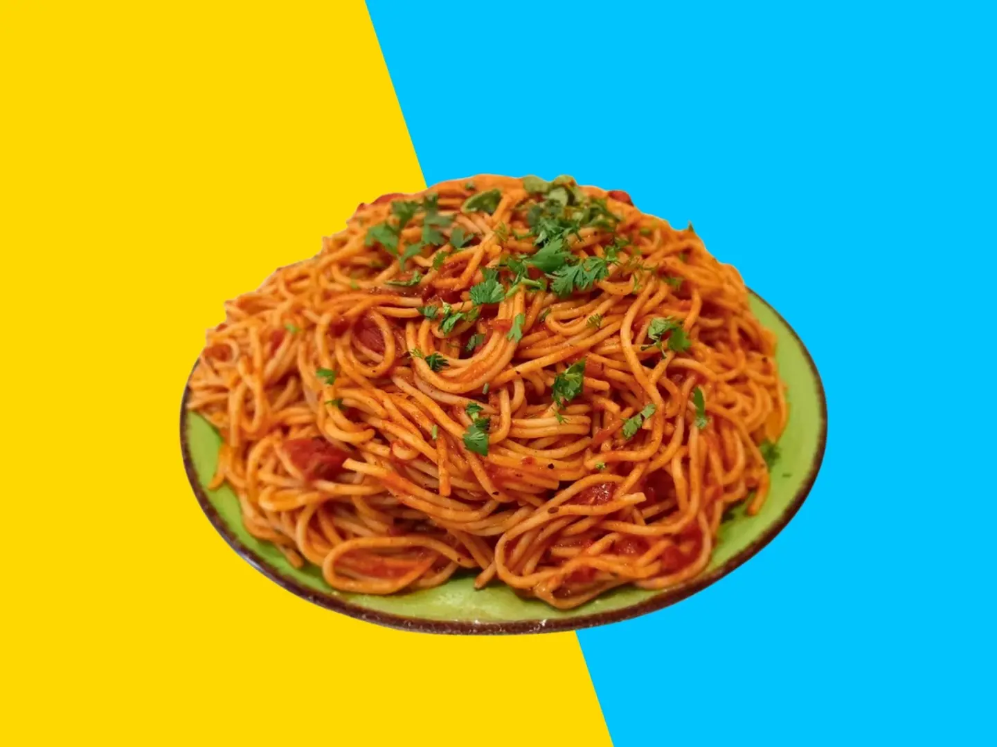 مكرونة سباغيتي حمراء