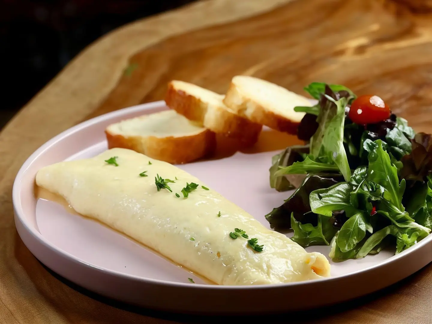 Fries Melting Heart Cheese Omelette