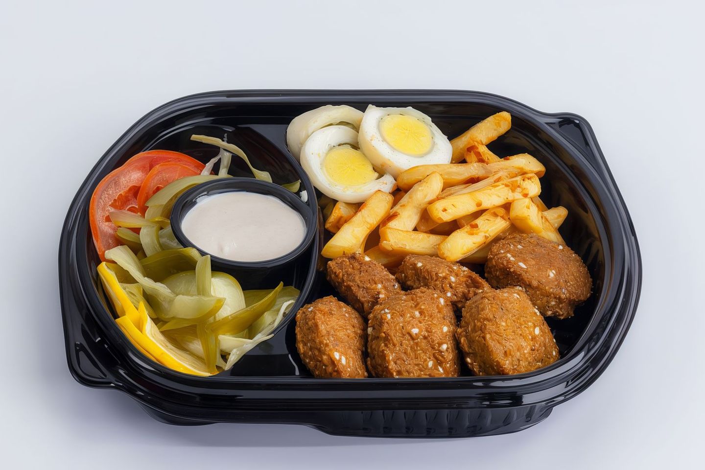 طبق فلافل