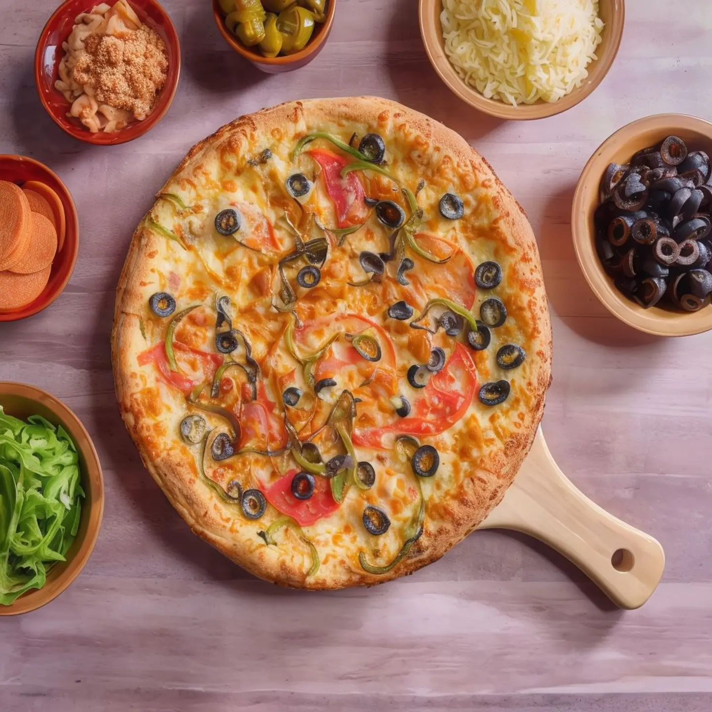 Vegetable Pizza Large