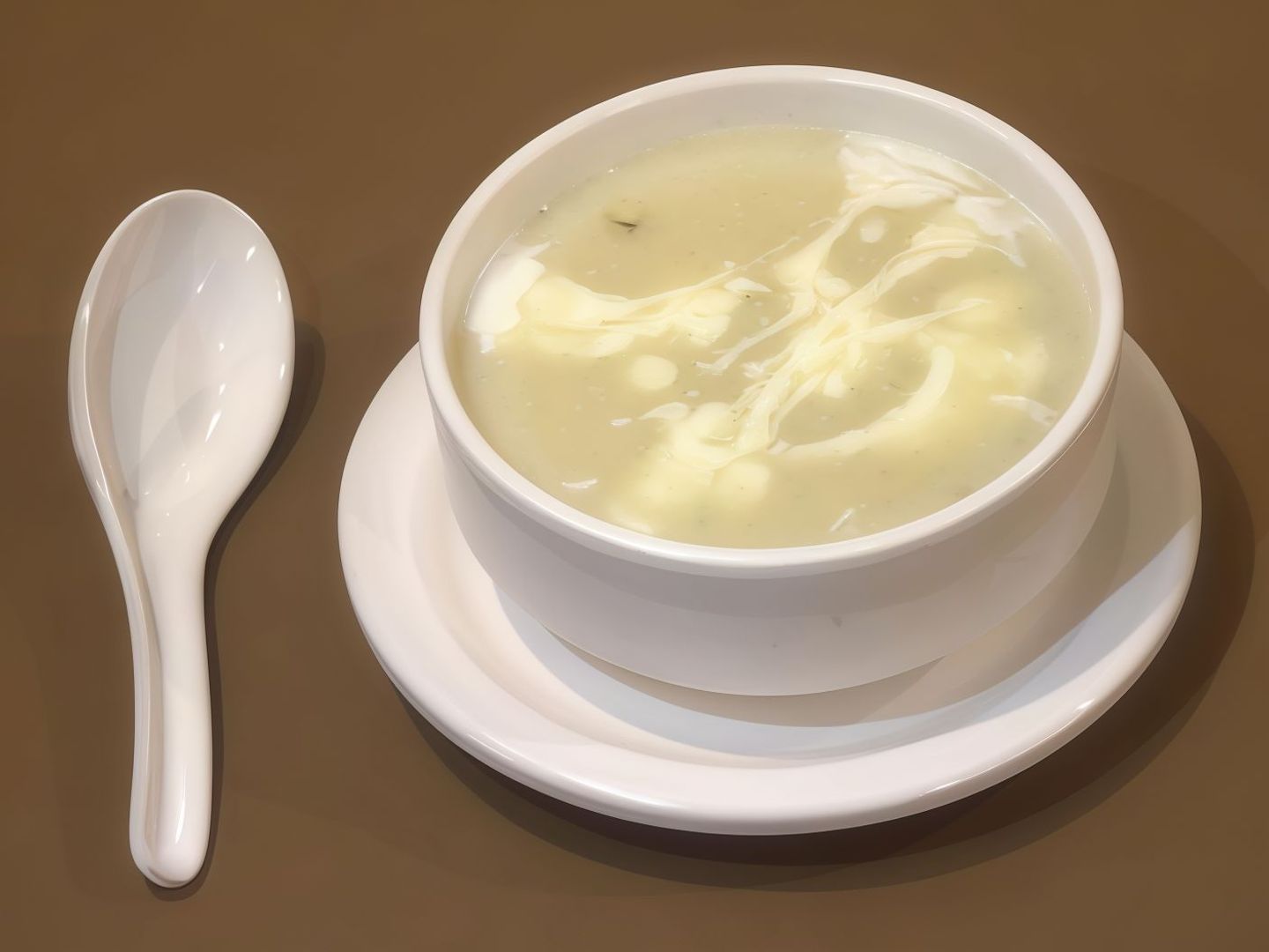 شوربة دجاج بالكريمة