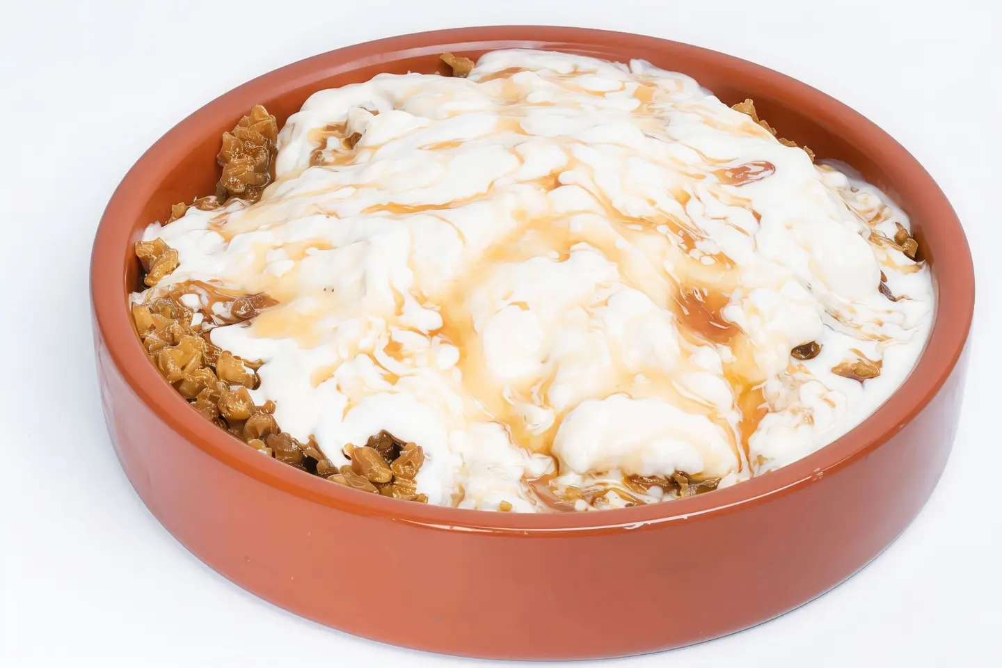 فتة تمر قشطة عسل