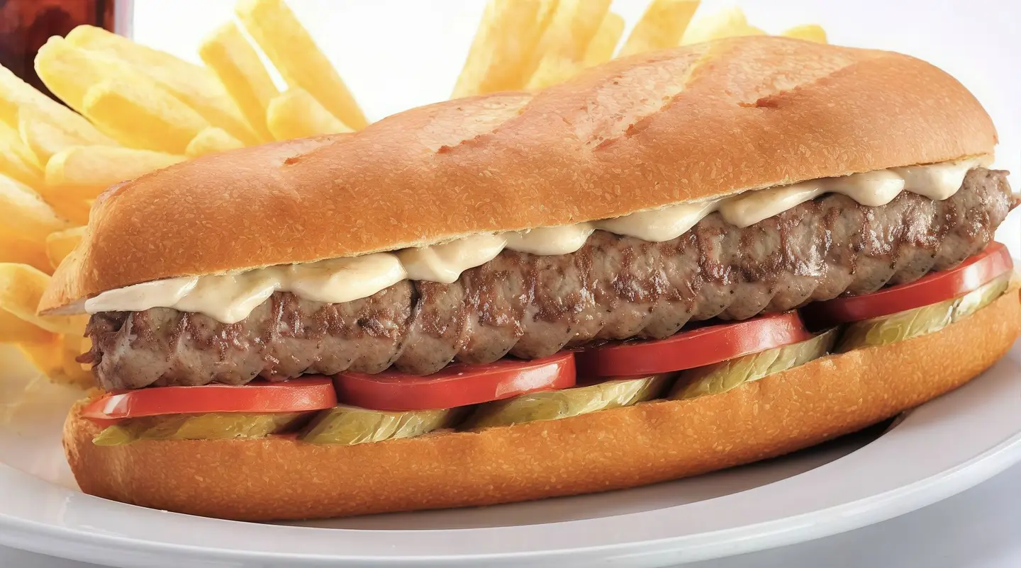 Meat Kebab Sandwich