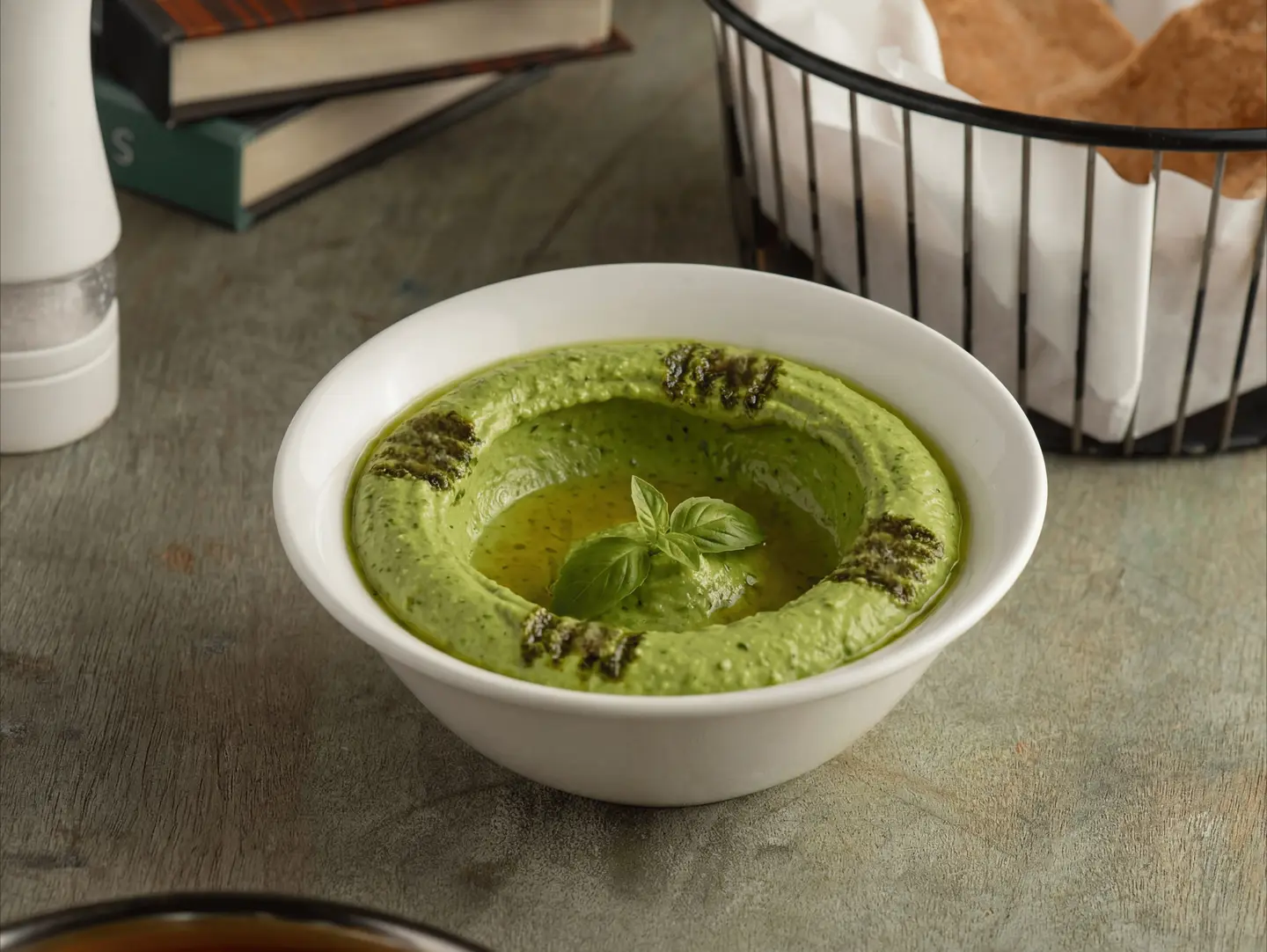 Pesto Hummus