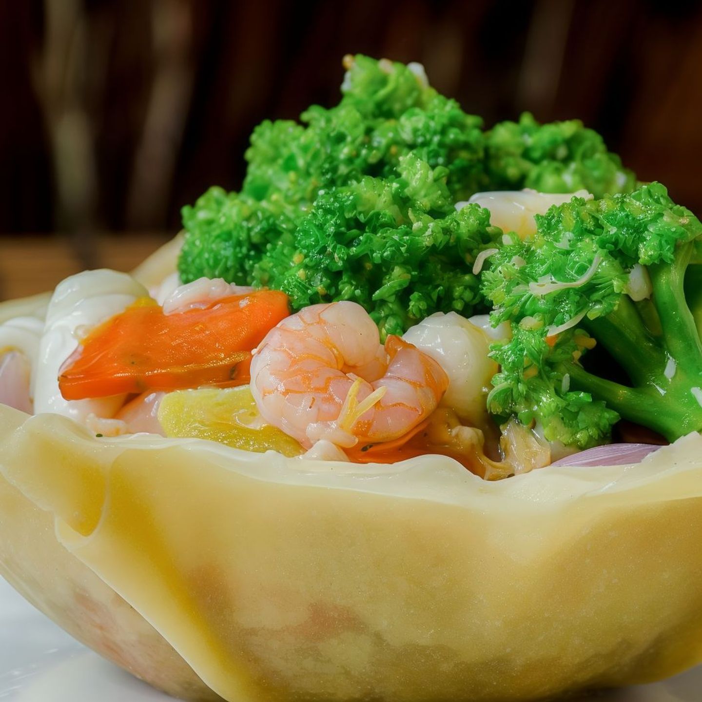Sauteed Mix Seafood With Xo Sauce
