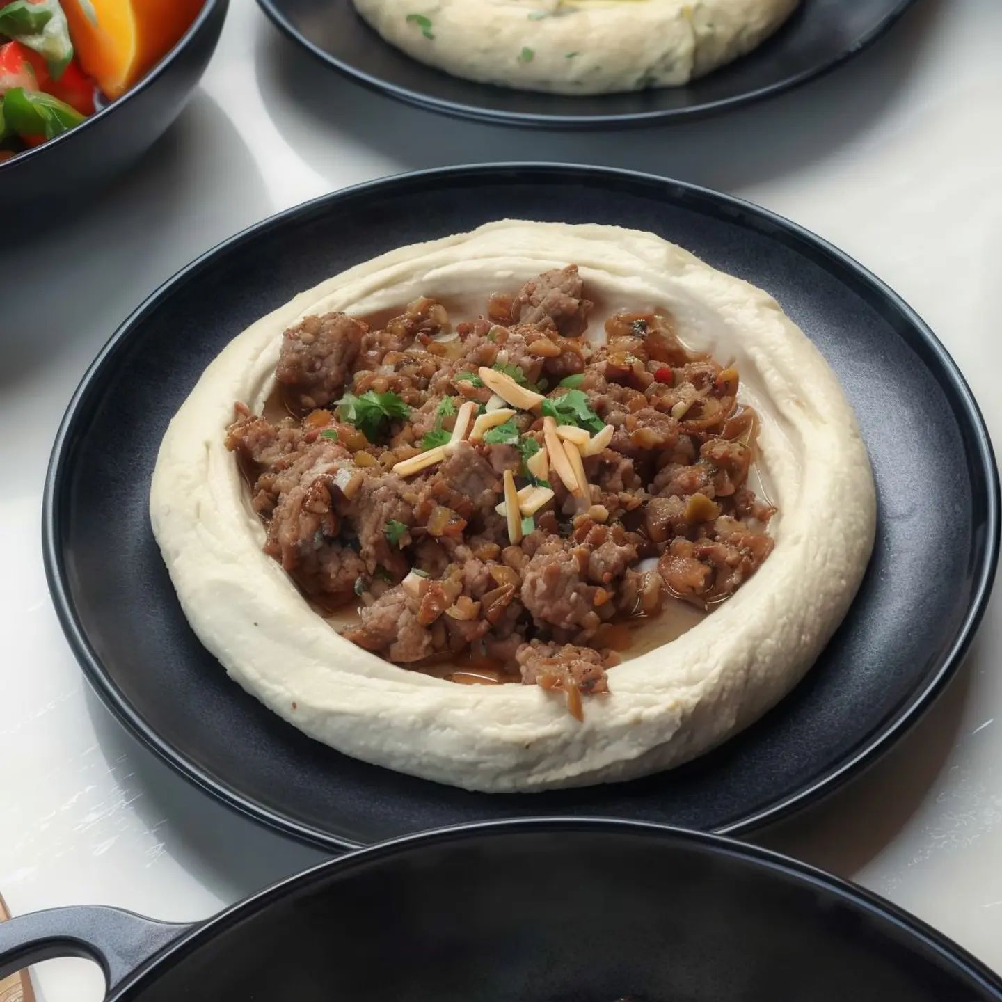 Hummus With Meat