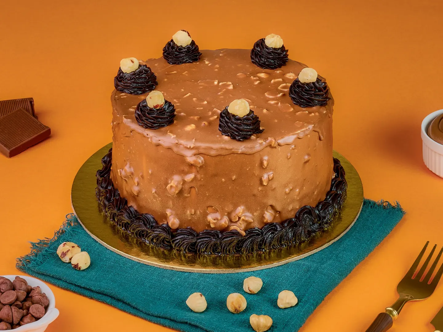 كيك روشية وسط