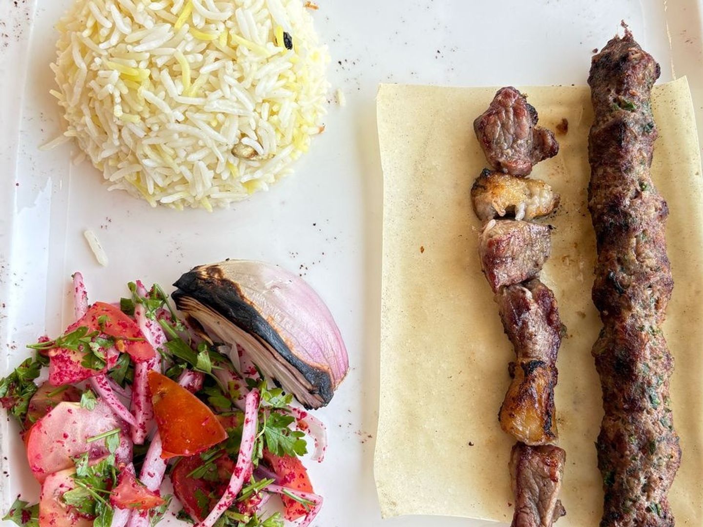Meal Mixed Grilled Meat