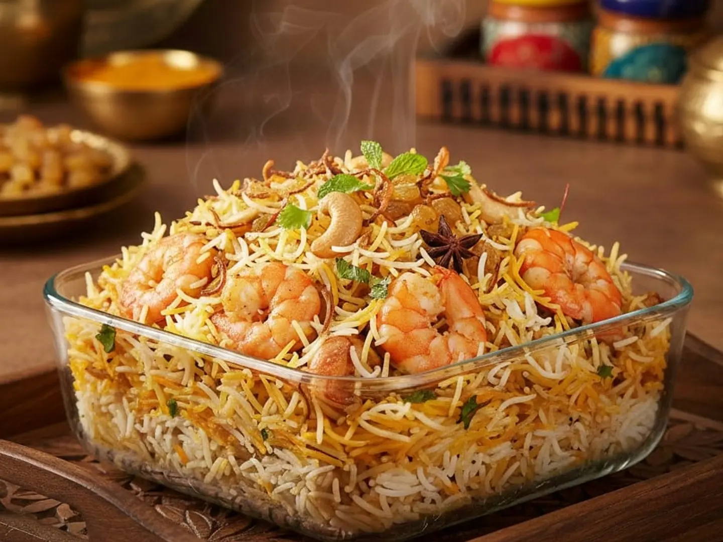 صينية برياني روبيان