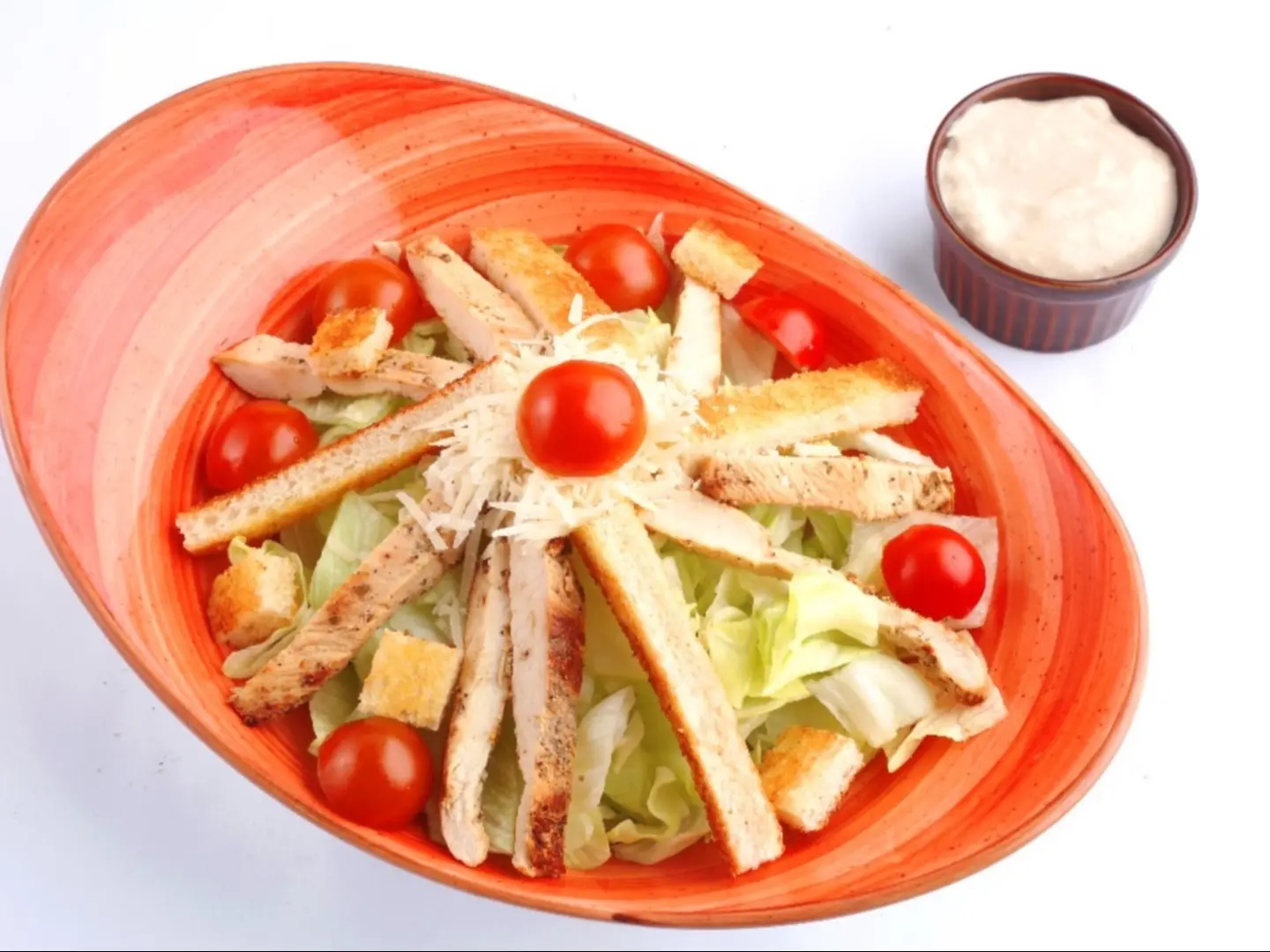 سلطة سيزر بالدجاج