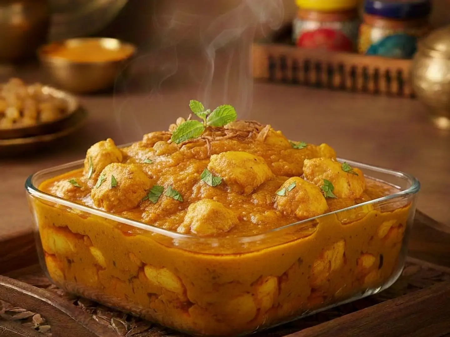 صينية دجاج كاري