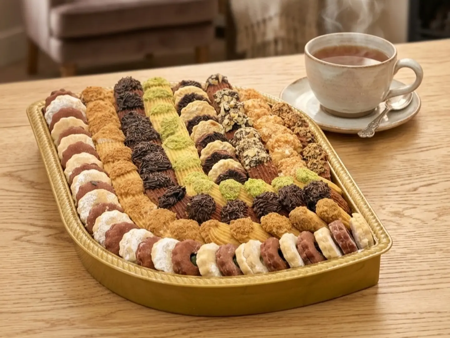 Large Mixed Petit Fours Platter