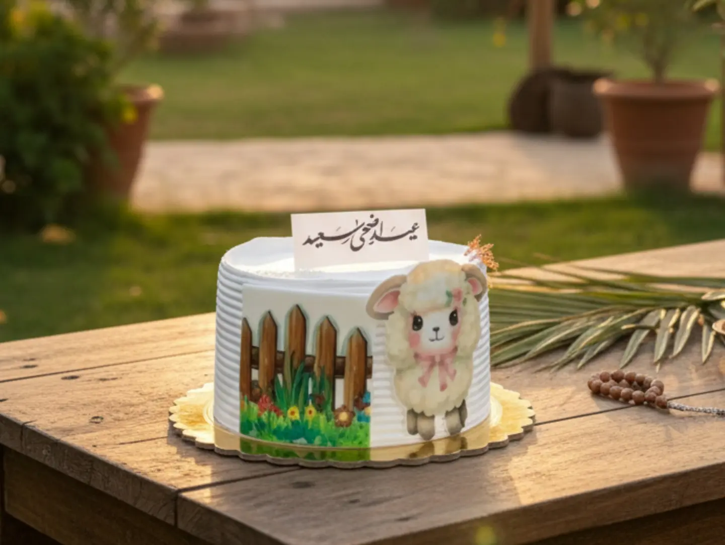 Eid Sheep Cake - 6 Inch