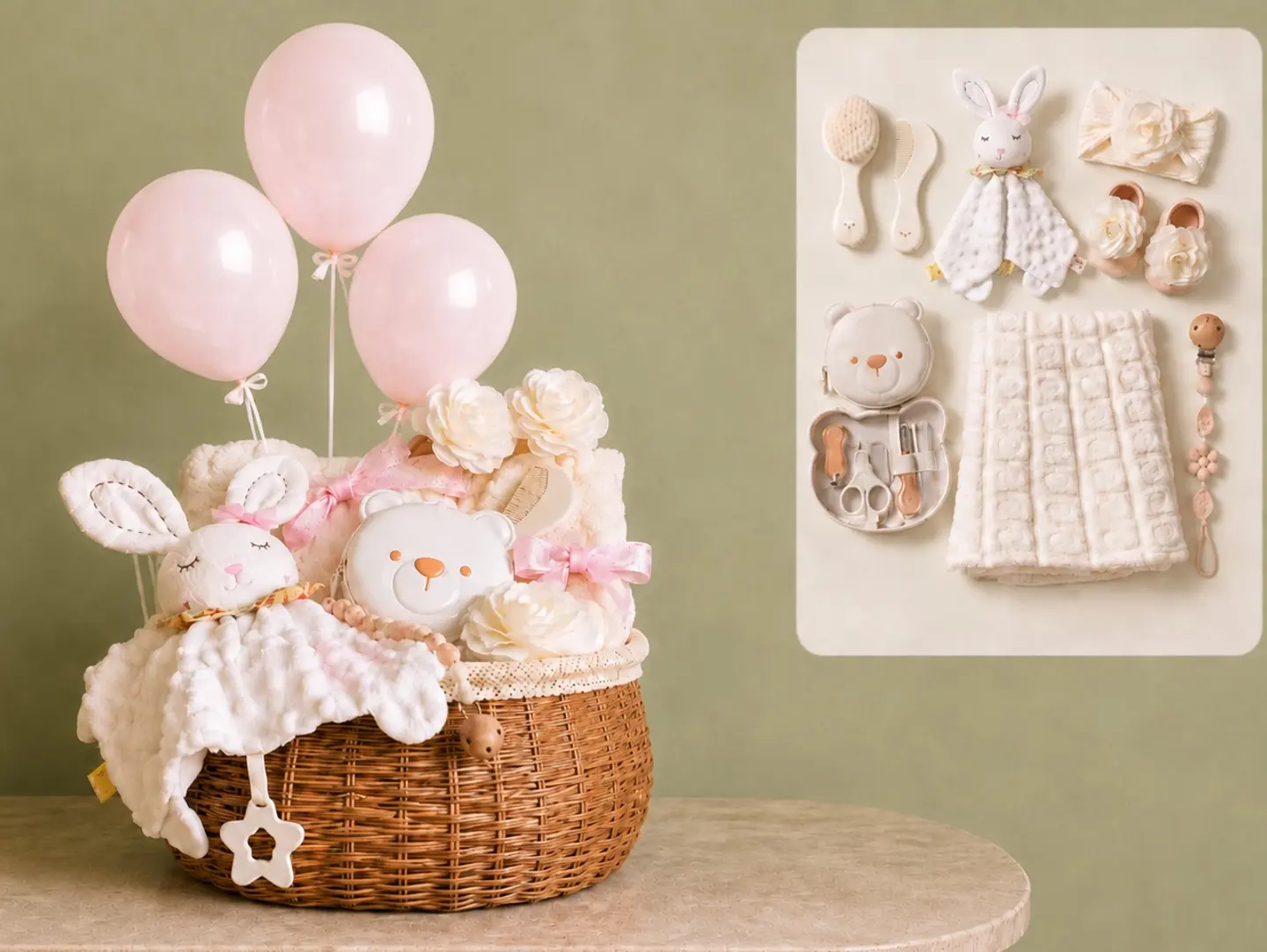 Baby Girl Gift Basket