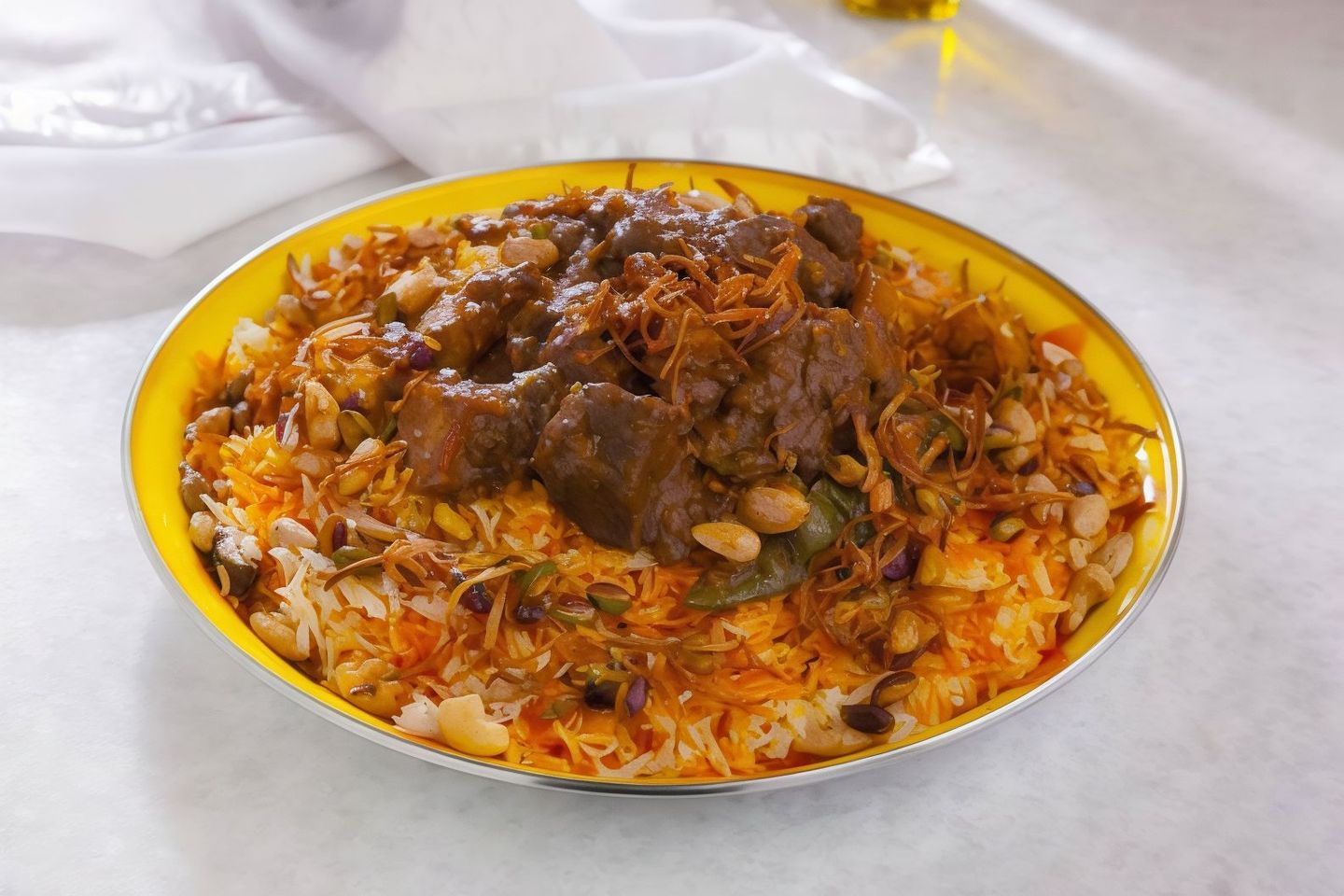 Half A Plate Of With Meat Kabuli
