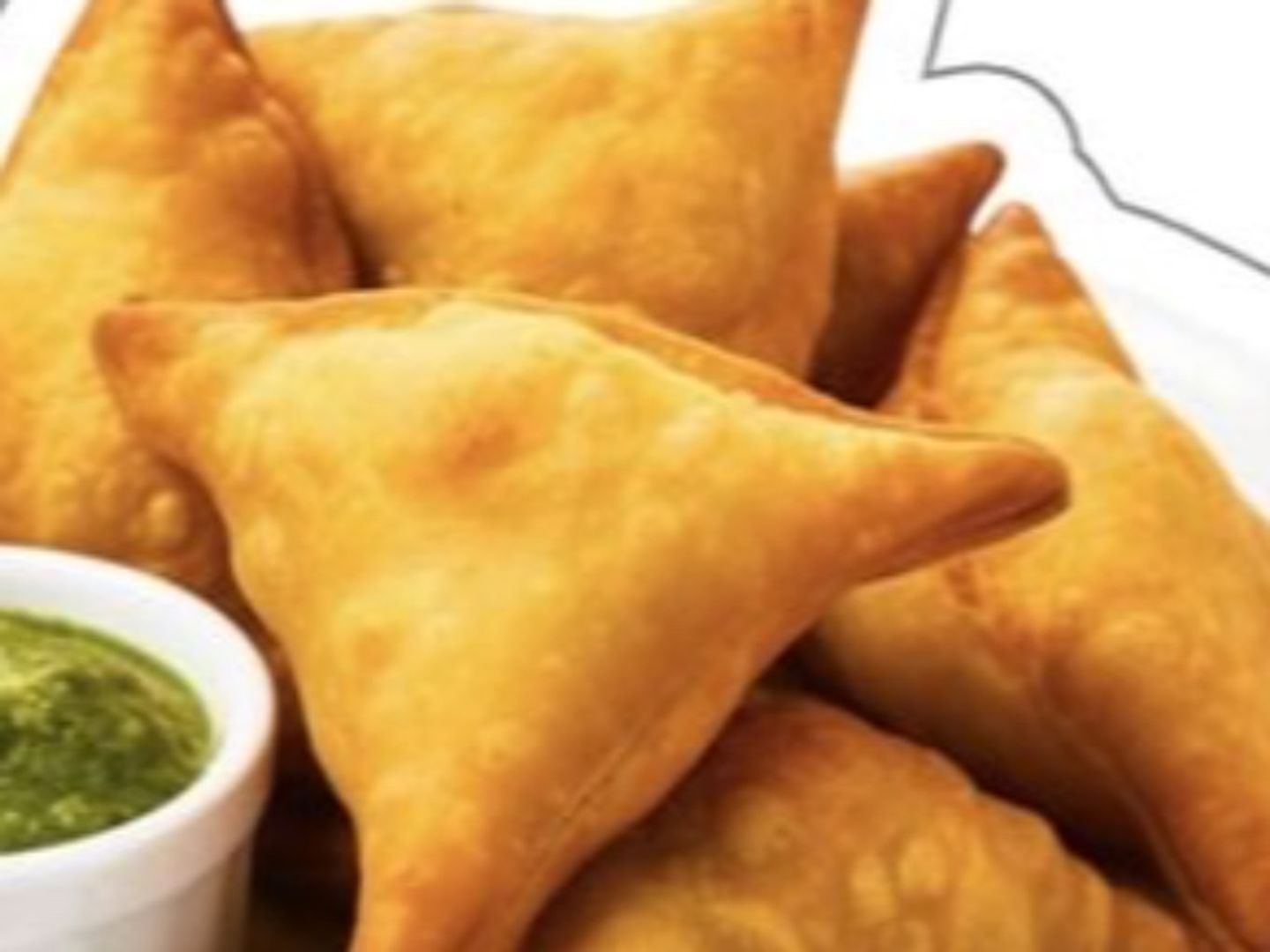 5 Pices Of Pitta Beef Samosa