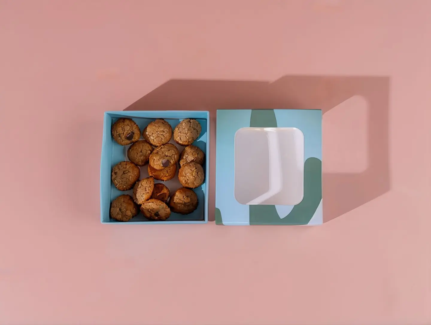Oatmeal Tahina Chocolate Cookie Bites