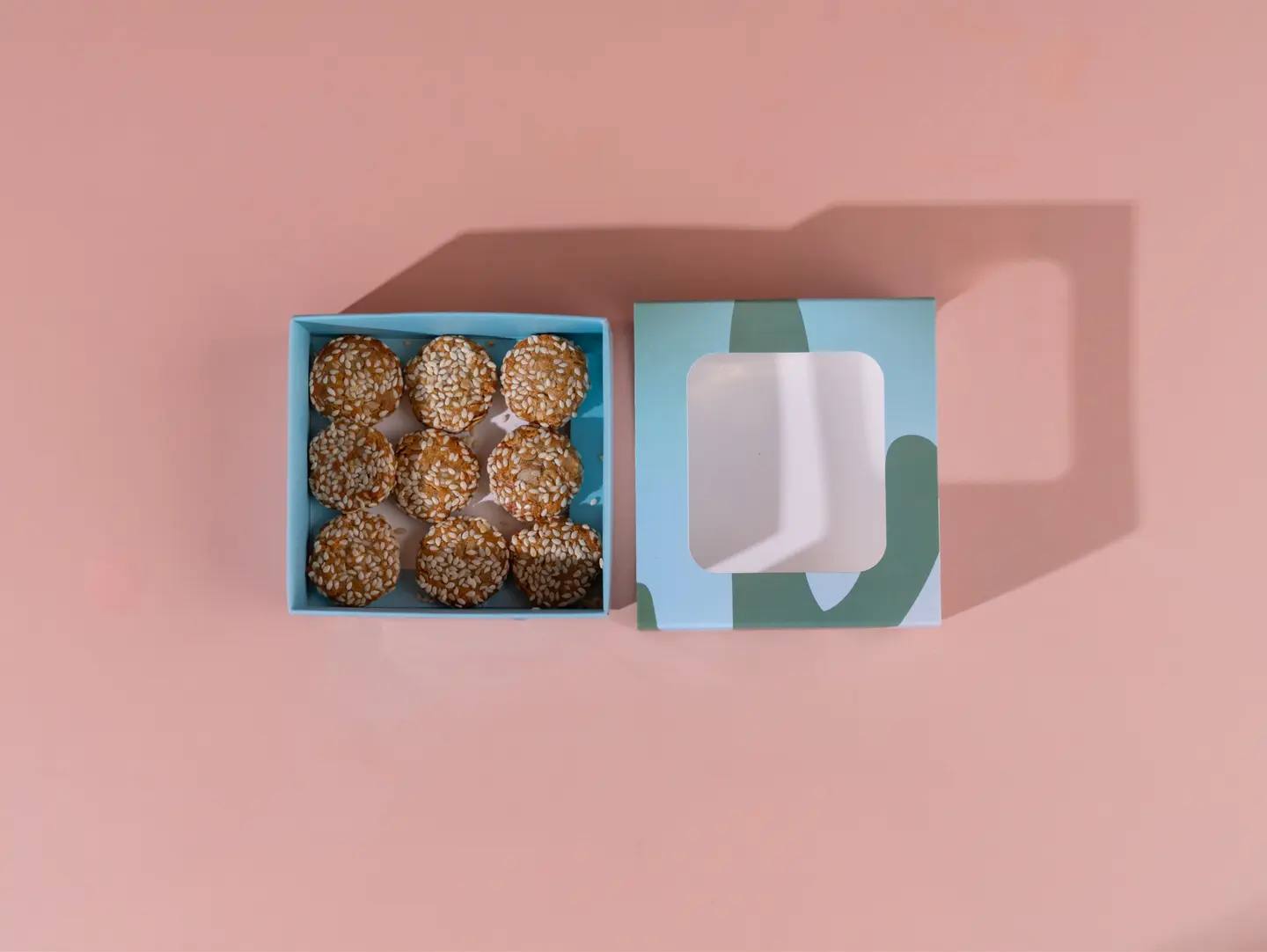 Dates Molasses And Sesame Cookie Bites