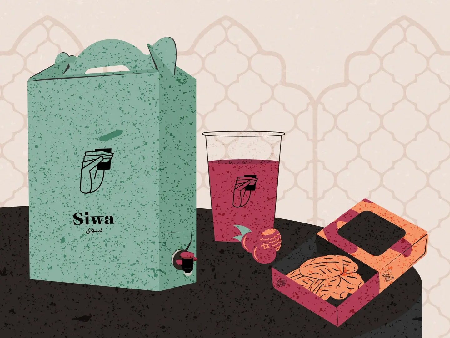 Vimto Box With Dates