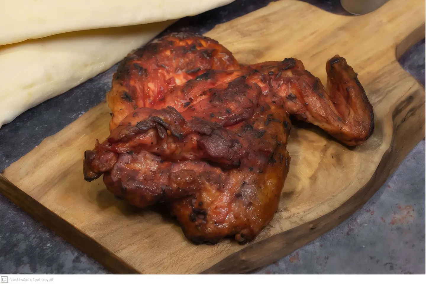 Half Plain Spicy Chicken Mathbi Piece