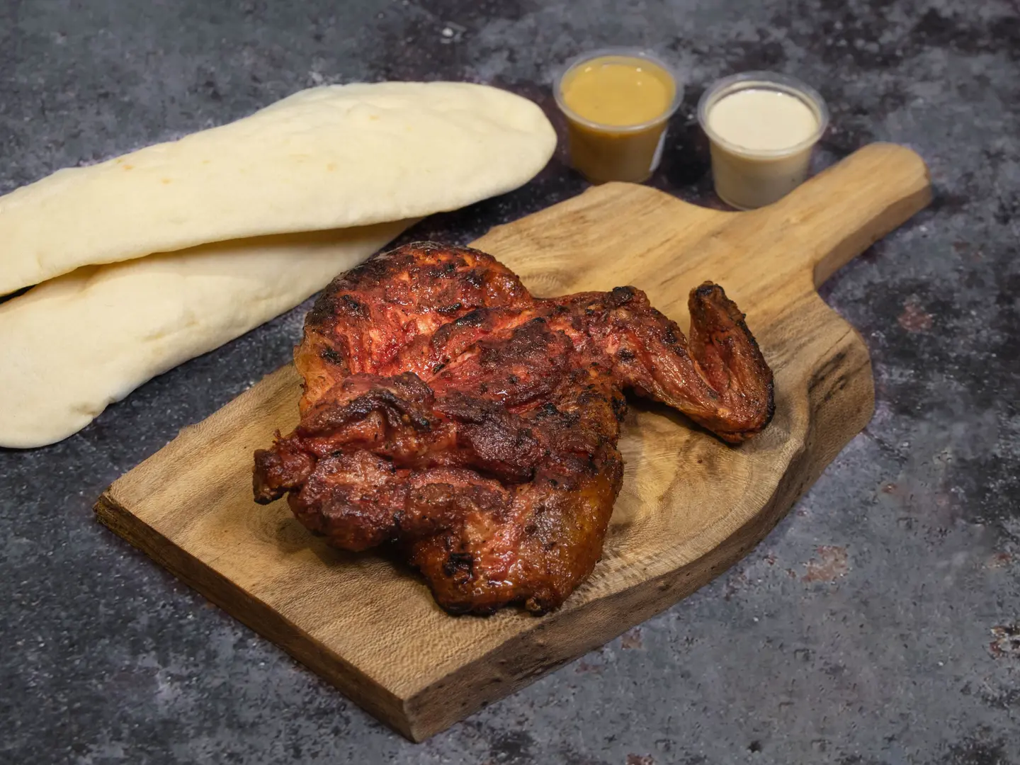 Half Plain Spicy Chicken Mathbi Piece