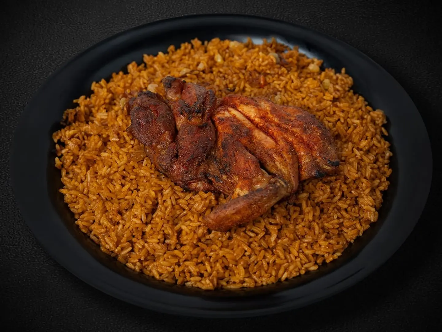 Spicy Madbi Half Chicken With Red Rice